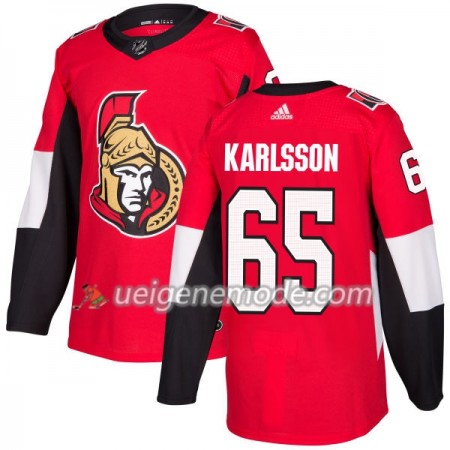 Herren Eishockey Ottawa Senators Trikot Erik Karlsson 65 Adidas 2017-2018 Rot Authentic